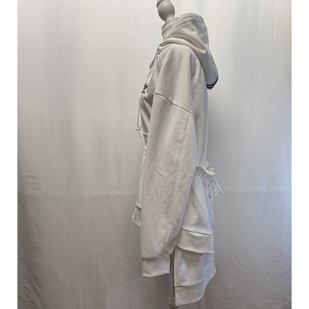 ADIDAS ORIGINALS x J KOO White Ruffle Pullover Hoodie FT9886 Size Small - Picture 3 of 5